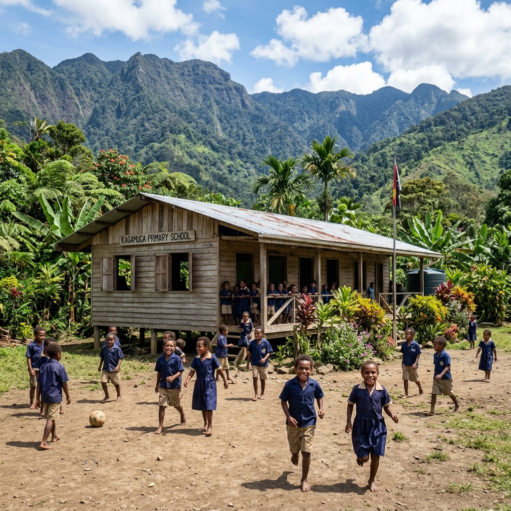 New Primary School Blessed in Lumi District